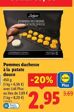 Lidl Deluxe pommes duchesse à la patate douce offre