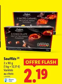 Lidl Deluxe soufflés offre