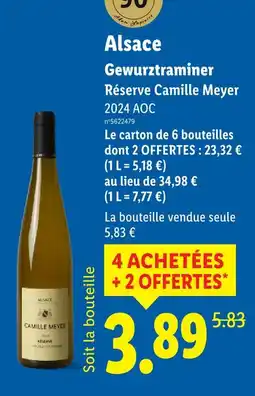 Lidl Camille meyer alsace offre