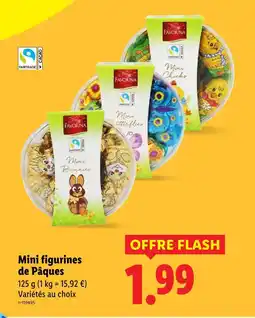 Lidl Favorina mini figurines de pâques offre