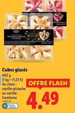 Lidl Deluxe cubes glacés offre