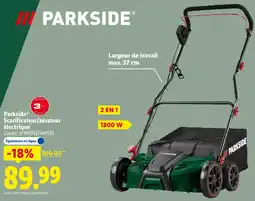 Lidl Parkside scarificateur/aérateur électrique offre