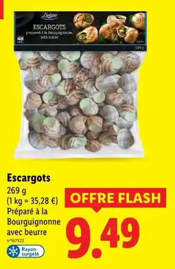 Lidl Deluxe escargots offre