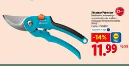 Lidl Gardena sécateur premium offre