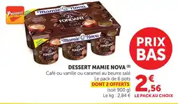 Super U Mamie nova dessert offre