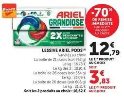 Super U Ariel lessive offre