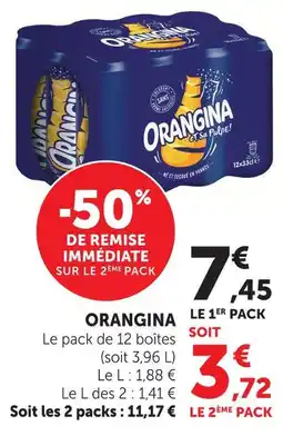 Super U Orangina orangina offre