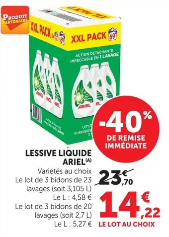 Ariel lessive liquide