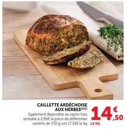 Super U Caillette ardéchoise aux herbes offre
