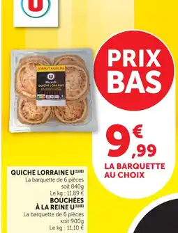 Super U U quiche lorraine offre