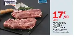 Super U Filière u agneau bbc gigot à griller offre