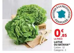 Super U Laitue ou batavia offre