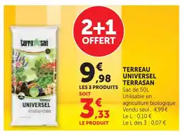 Super U Terrasan terreau universel offre