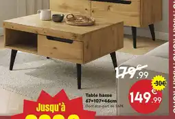 Maxi Bazar Table basse offre