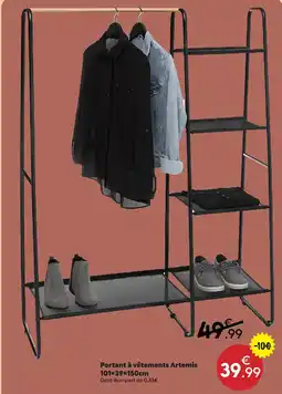 Maxi Bazar Portant à vêtements artemis offre
