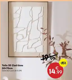 Maxi Bazar Toile 3d ziad tissu 50×70cm offre