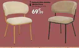 Maxi Bazar Fauteuil alba chenille offre