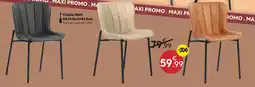 Maxi Bazar Chaise stefi 48.5×56.5×81.5cm offre