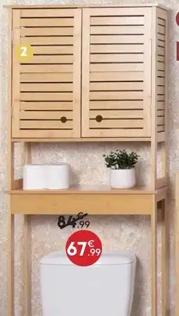 Maxi Bazar Meuble de rangement wc en bois offre