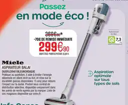 Extra Miele aspirateur balai offre