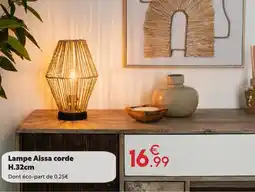 Maxi Bazar Lampe aissa corde offre