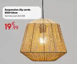 Maxi Bazar Suspension jily corde ø30×26cm offre