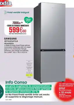 Extra Samsung réfrigérateur rb34c600dsa offre