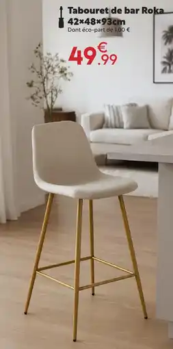 Maxi Bazar Tabouret de bar roka offre