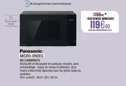 Extra Panasonic micro-ondes offre