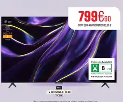 Extra Tcl tv qd mini-led 4k offre