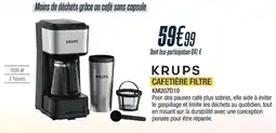 Proxi Confort Krups cafetière filtre offre