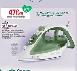 Extra Calor fer à repasser offre