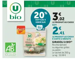 U Express U bio girasoli ricotta offre