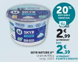 U Express U skyr nature offre
