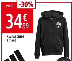 Intersport Adidas sweatshirt enfant offre