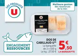 U Express U dos de cabillaud offre