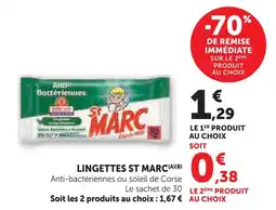 U Express St marc lingettes(a)(b) offre