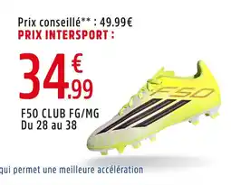 Intersport Adidas f50 club fg/mg offre