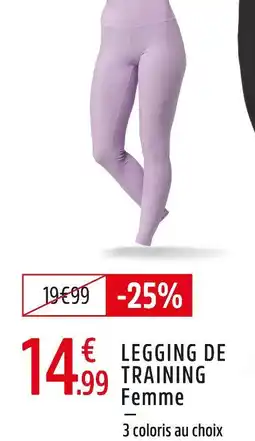 Intersport Energetics legging de training femme offre