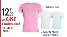 Intersport Energetics tee-shirt femme offre