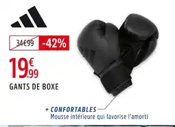 Intersport Adidas gants de boxe offre