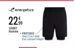 Intersport Energetics short homme offre