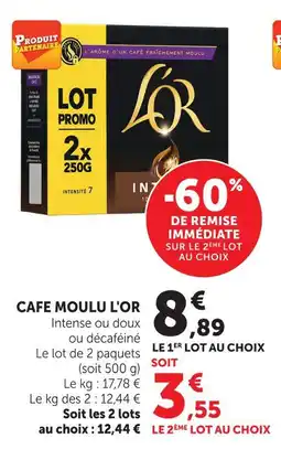 U Express L'or café moulu offre
