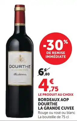 U Express Dourthe bordeaux aop la grande cuvée offre
