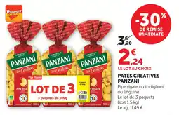 U Express Panzani pâtes créatives offre
