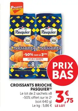 U Express Brioche pasquier croissants offre