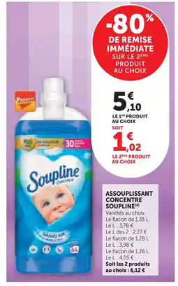 U Express Soupline assouplissant concentré offre