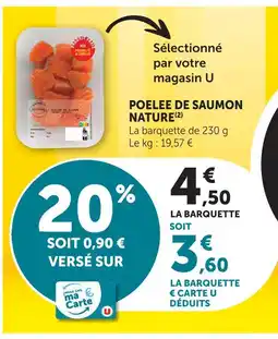 U Express Poêlée de saumon nature offre