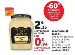 U Express Maille mayonnaise fine offre
