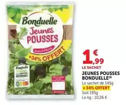 Super U Bonduelle - jeunes pousses offre